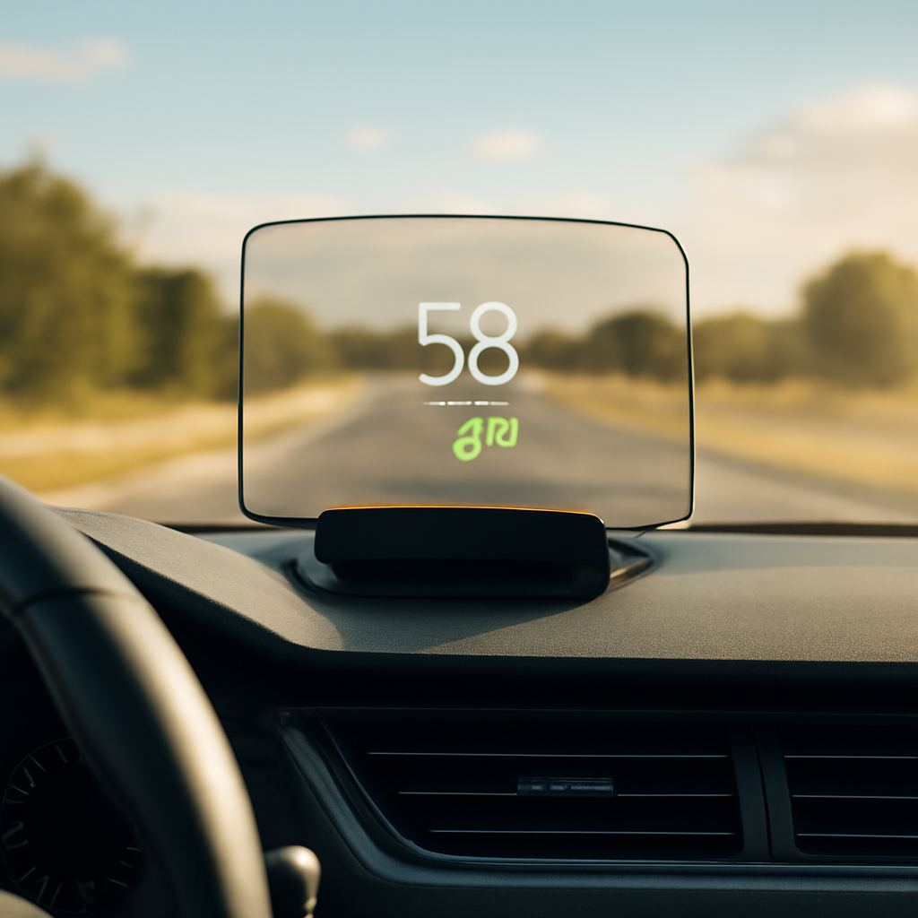 Guide d'achat pour affichage tête haute voiture – Utilisation au jardin (IA)