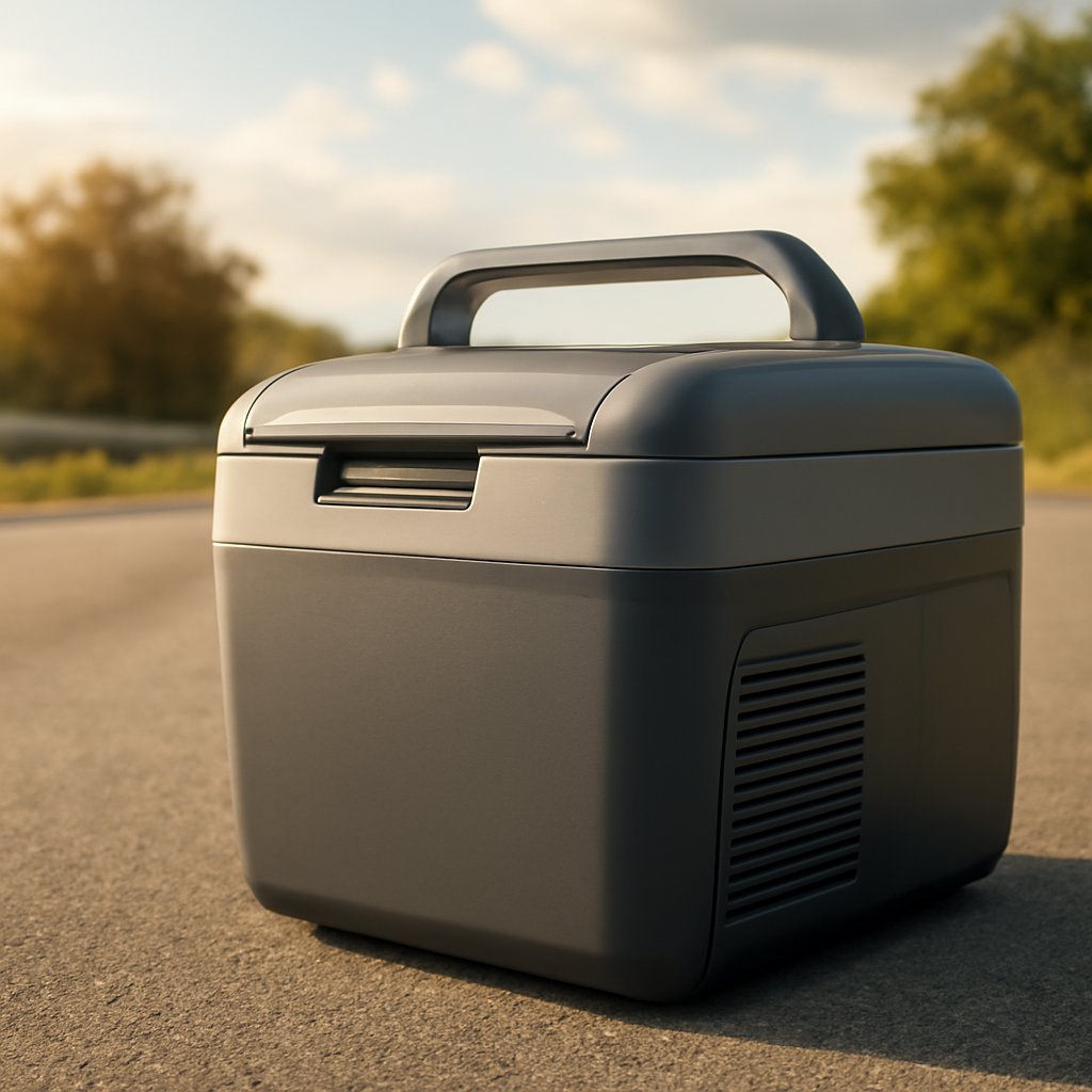 Guide d'achat : réfrigérateur voiture pour vos voyages – Utilisation au jardin (IA)