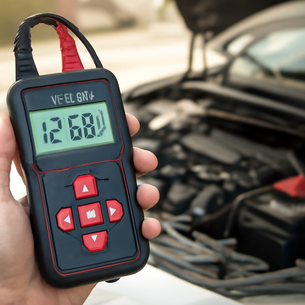 eur de batterie voiture – Utilisation au jardin (IA)